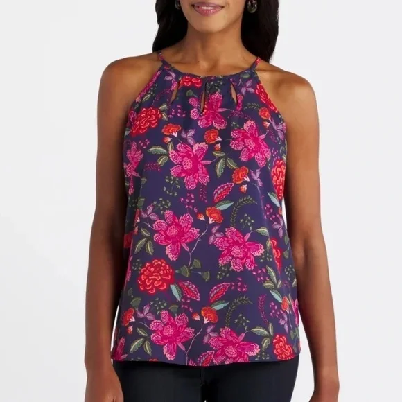 Papermoon Floral Halter Neck Top - Picture 1 of 15